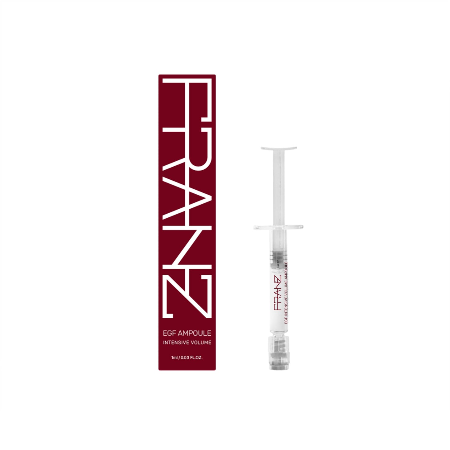 FRANZ Skincare Vegan EGF Intensive Volume Ampoule for Face - Pure 10ppm EGF Peptide Serum for Firming, Wrinkle Care & Daily Skin Revitalization - Clean K-Beauty (1ml, 0.034 fl. oz.)