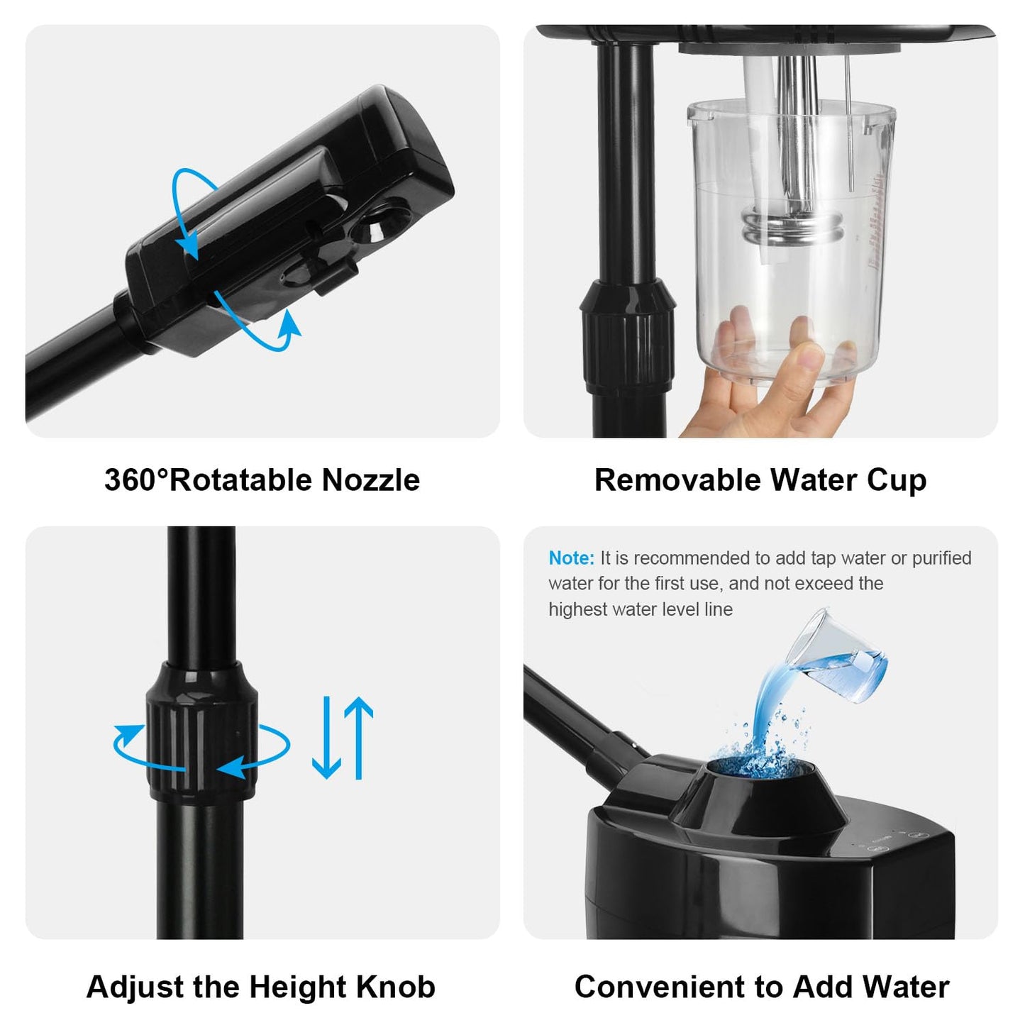 Professional Facial Steamer, Face Steamer with Hot Mist, Esthetician Facial Steamer Salon Spa Beauty Skin Care Equipment