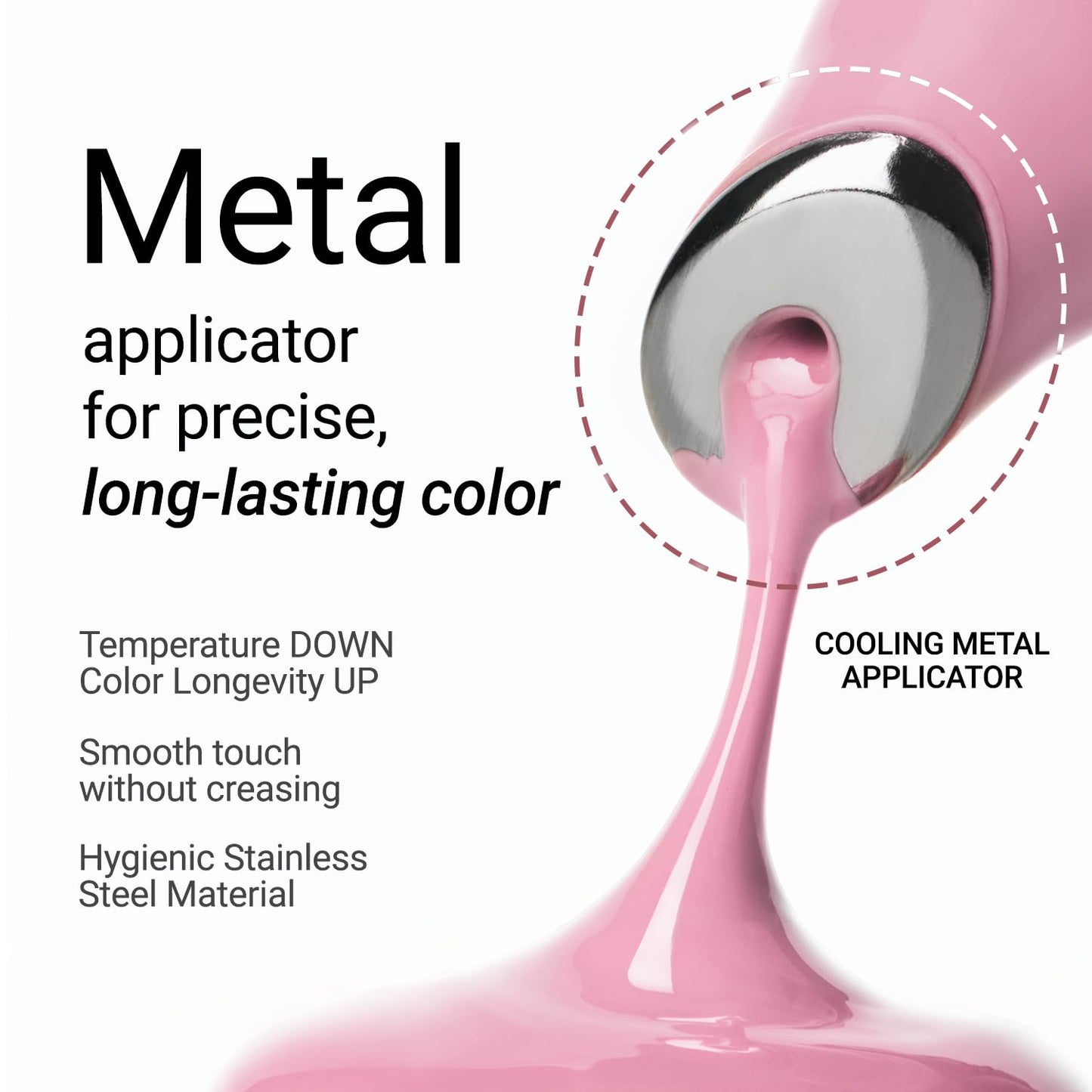 JUNG SAEM MOOL LIP-PRESSION Metal Serum Gloss | Hydrating Tinted Lip Balm with a Hygiene Precision Metal Applicator & Serum Infused Ingredients, Korean Lip Plumper Gloss (Mermaid Dew)
