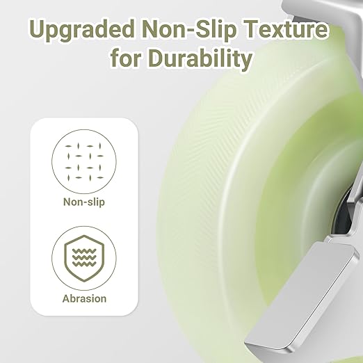 W B D WEIBIDA Heavy Duty Caster Wheels 5 Inch - 3500 LBS, PP Plate Castor Set of 4 with Double Ball Bearings, Non-Marking Industrial Swivel Casters for Hand Trucks, Carts, Industrial (2 Brake 2 Rigid)