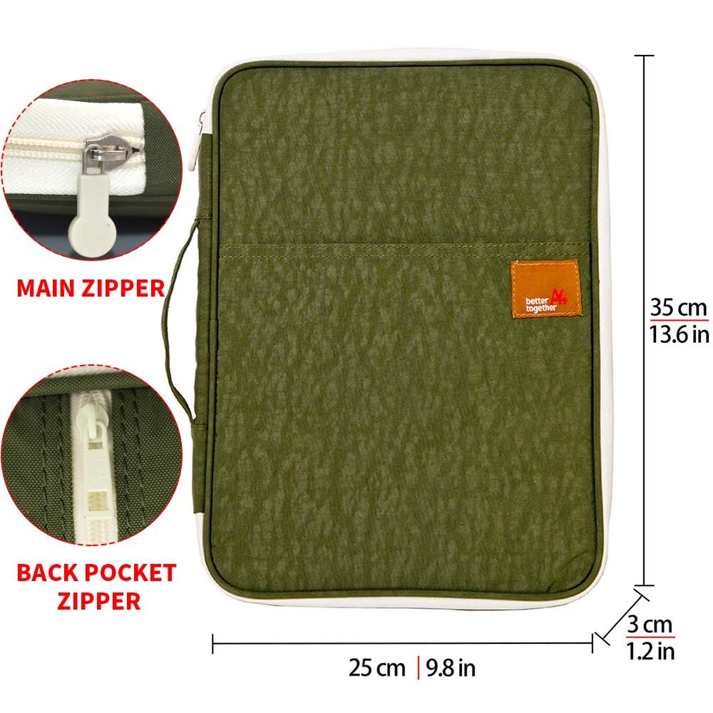 Mygreen Universal Travel Gear Organizer/Electronics Accessories Bag/Document File Bag (Large, Olive Green)