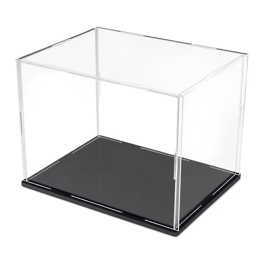 IDAFSA Clear Acrylic Display Case, 12x8x8 inch (30x20x20 cm)