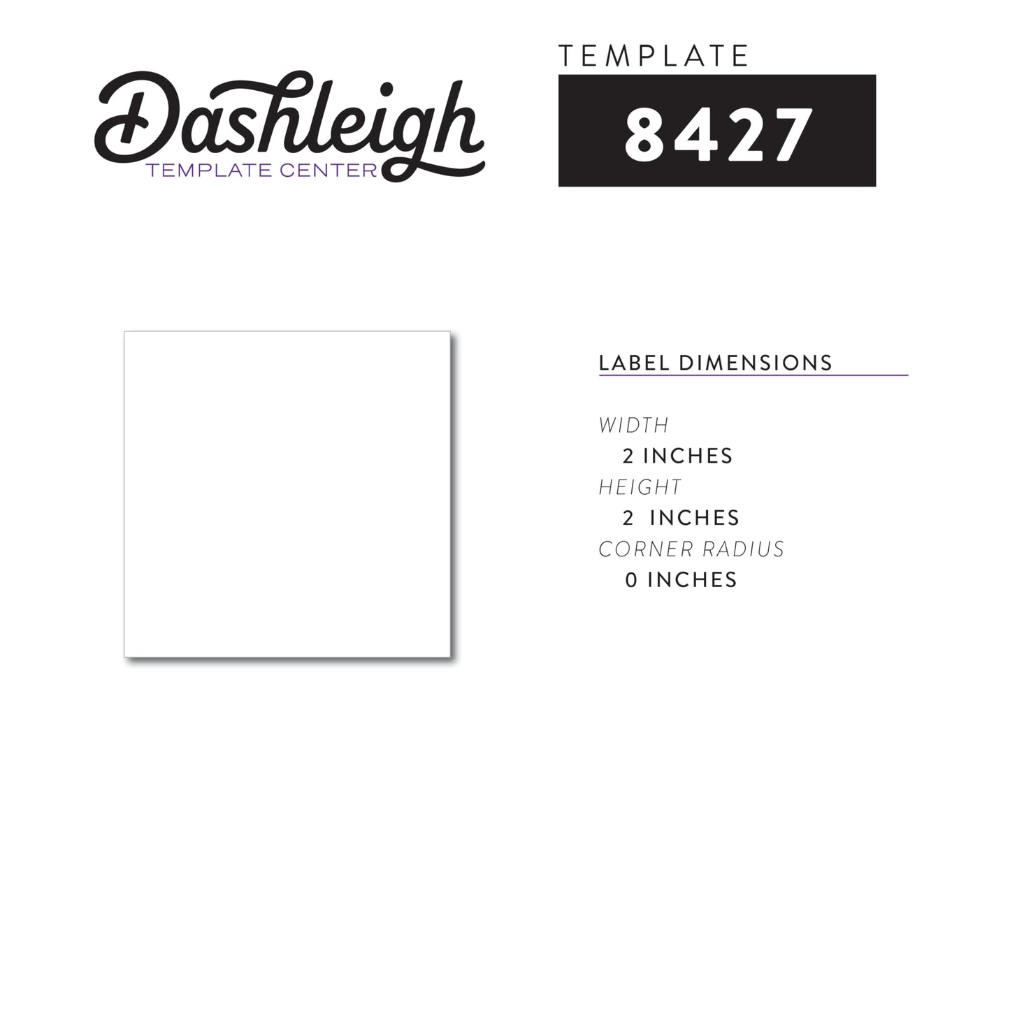 120 Square Waterproof Labels for 100 ml Bottles, 2 in., Waterproof White Vinyl for Inkjet Printers