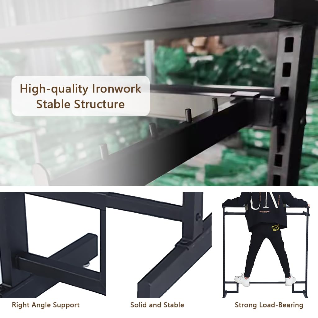 VITNSVILE Black Clothing Racks with Removable 6/8 Arms Floor Standing Metal Garment Rack with Wheels Heavy Retail Display Racks Shirt Clothes Display Stand for Boutiques (59 * 19.6 * 61.02in)