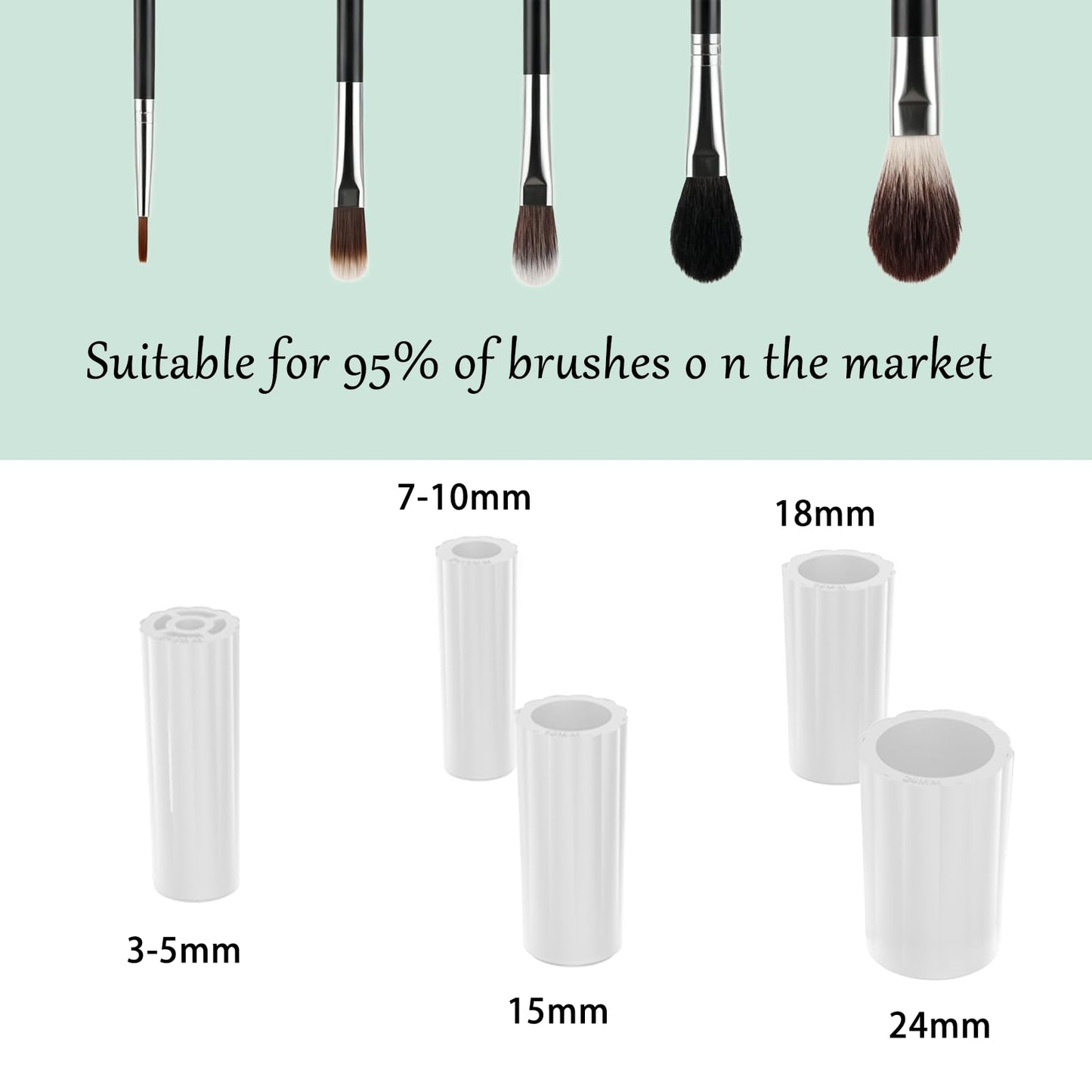 Luslife Electric Makeup Brush Cleaner, with Fast Spin-Dry – 12000 RPM, 800mAh Type-C Rechargeable, All-in-One Washer & Dryer for Makeup Brushes, Ideal Gift for Women