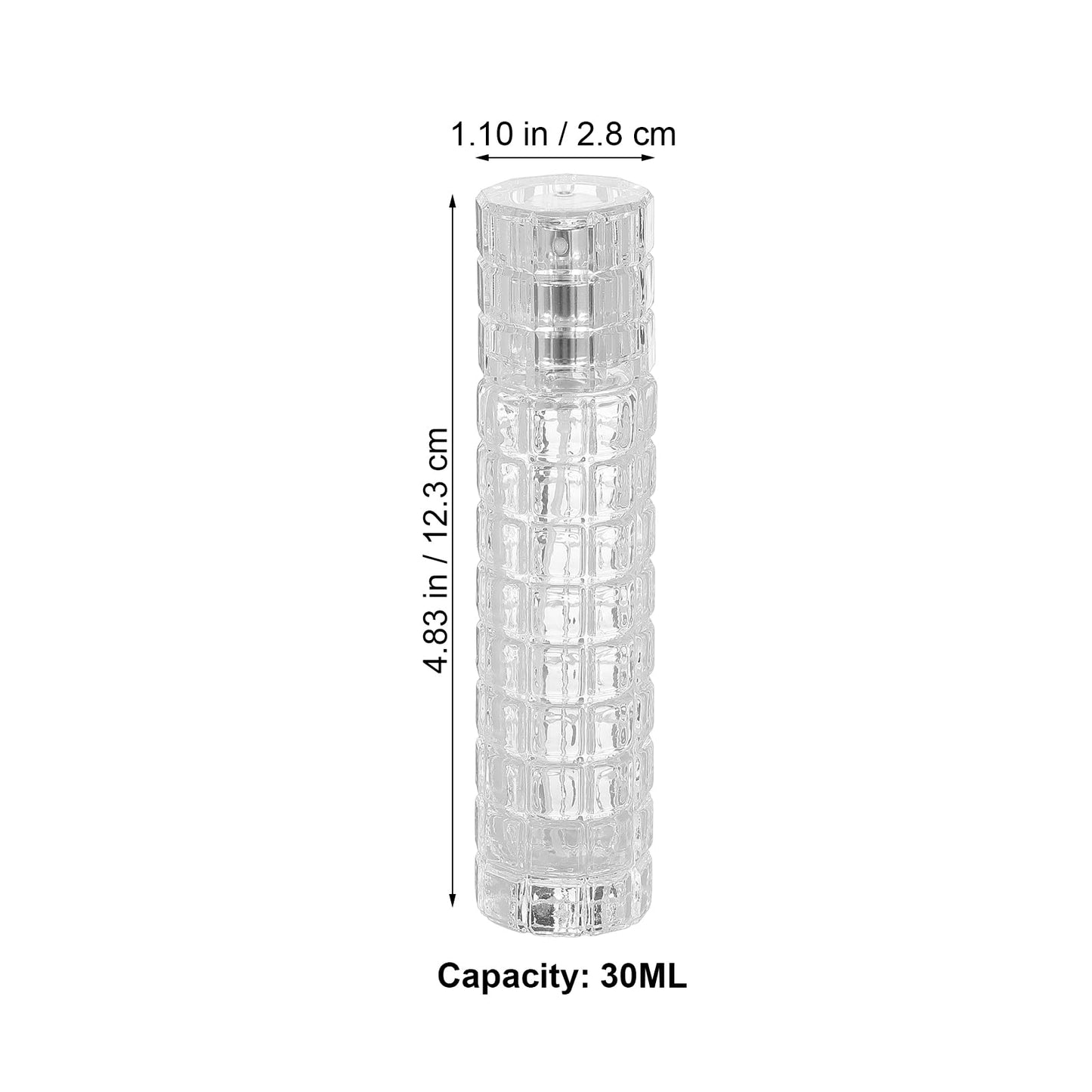 Ipetboom 2 Pcs Glass Cocktail Sprayer Empty Spray Bottle Refillable Bitters Bottle for Vermouth Perfume Fragrances Bar Mist Control Travel Home Use