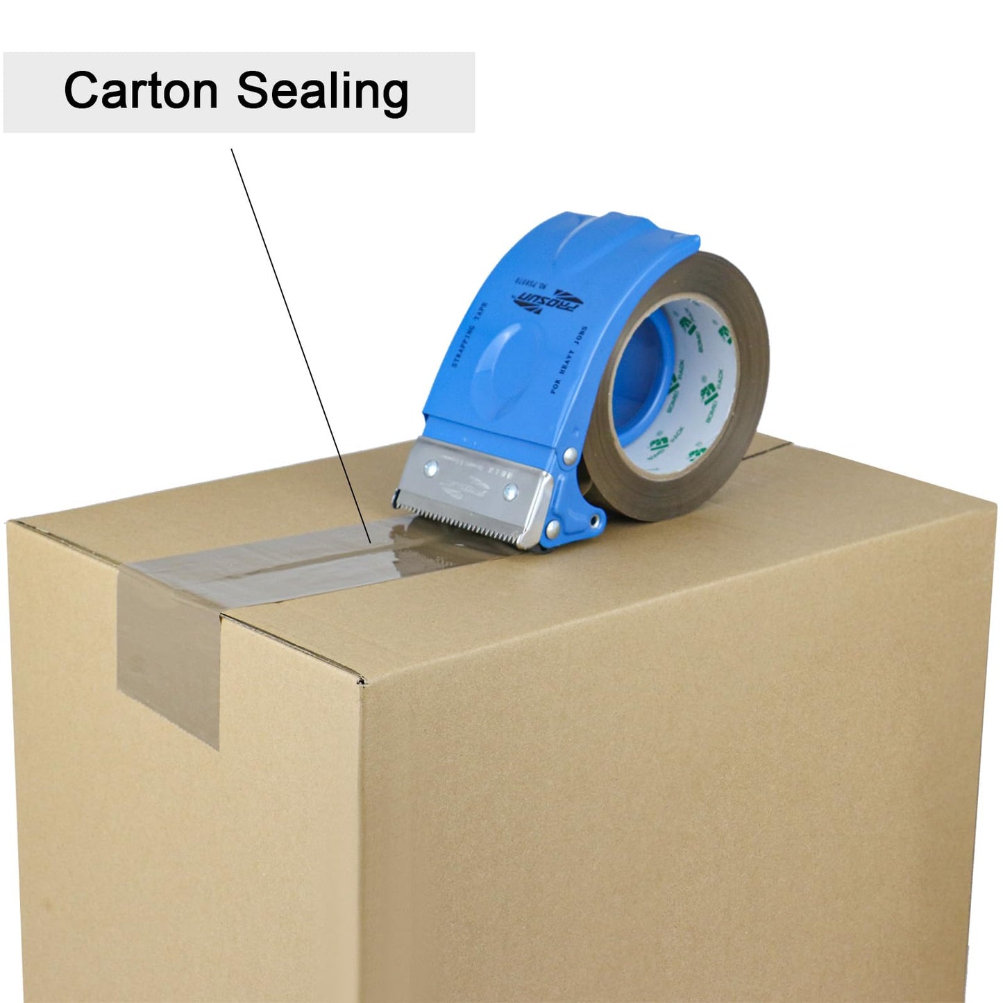 BOMEI PACK Brown Packing Tape 18 Refills 2.4Mil x 3 Inch x 55 Yard, Heavy Duty Pakaging Tape for Sealing, Shipping, Moving and Storage