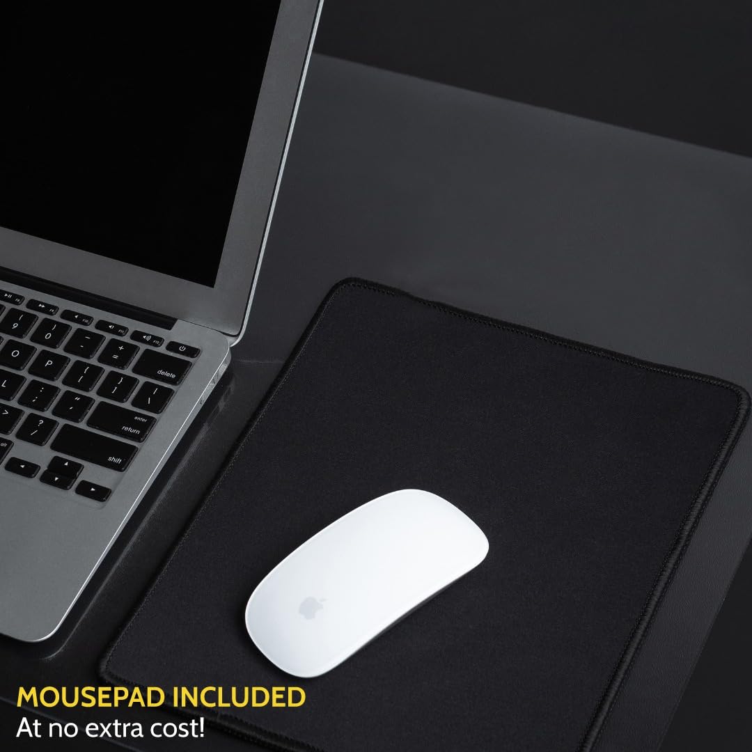 Awnour Clear Desk Mat - Multi-Functional Desk Pad, 32 x 16 inches - Durable Desk Protector with Anti-Slip Base, Transparent View, Spill-Resistant Design