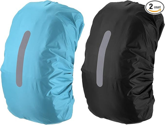 PATIKIL Waterproof Backpack Rain Cover, Non-Slip Backpack Cover with Vertical Reflective Strap Stay Dry
