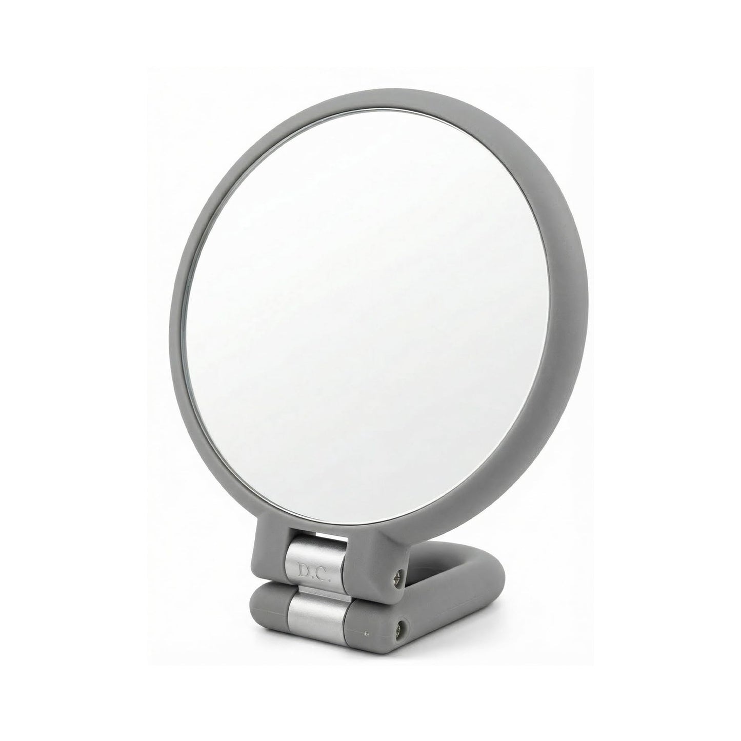 Danielle Magnification Folding Makeup Mirror, Grey, 15X