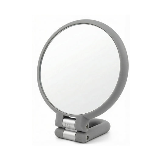Danielle Magnification Folding Makeup Mirror, Grey, 15X
