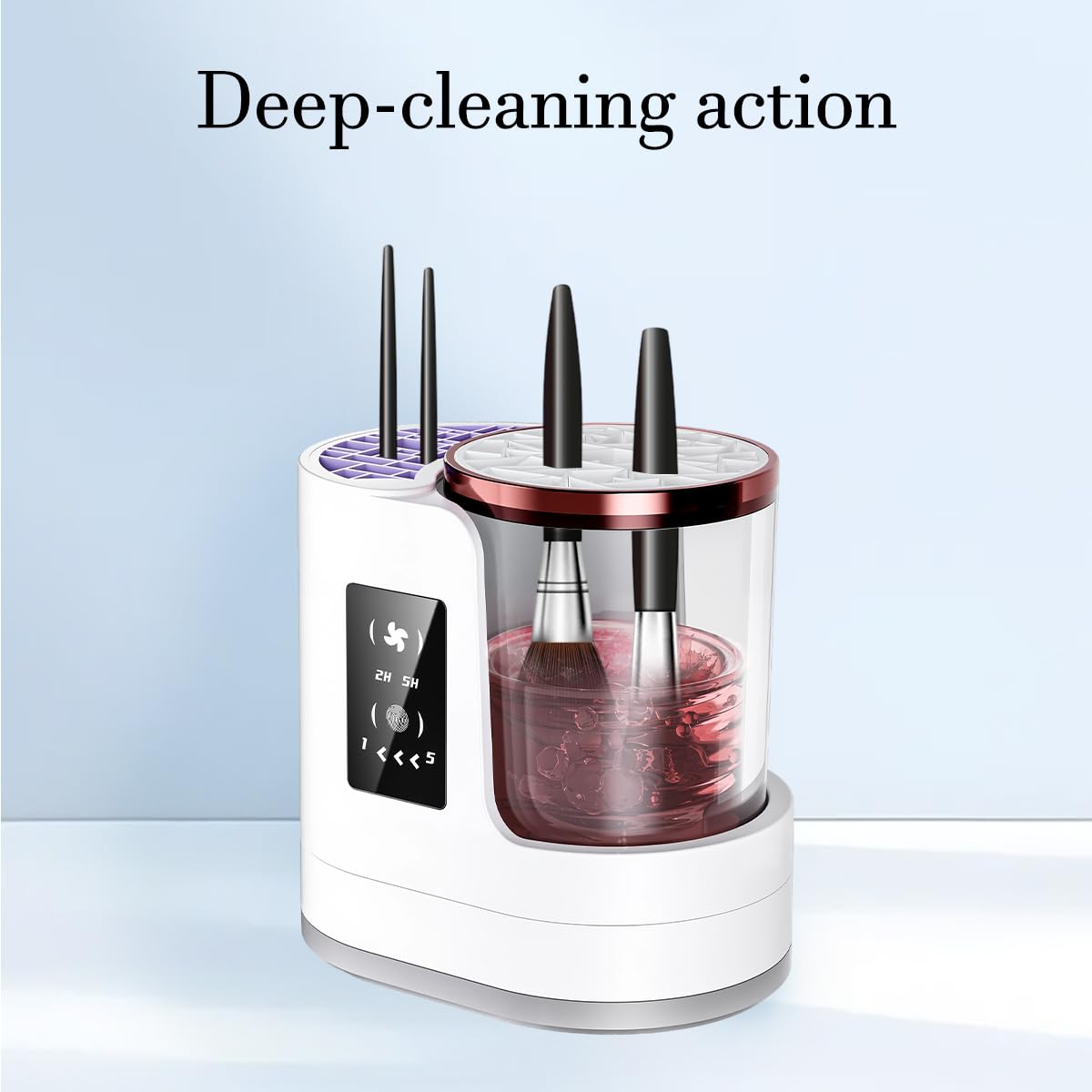3 IN 1 Electric Makeup Brush Cleaner & Dryer Machine Automatic Cosmetic Brush Washer Portable USB Deep Cleaning Beauty Tool Gift for Women
