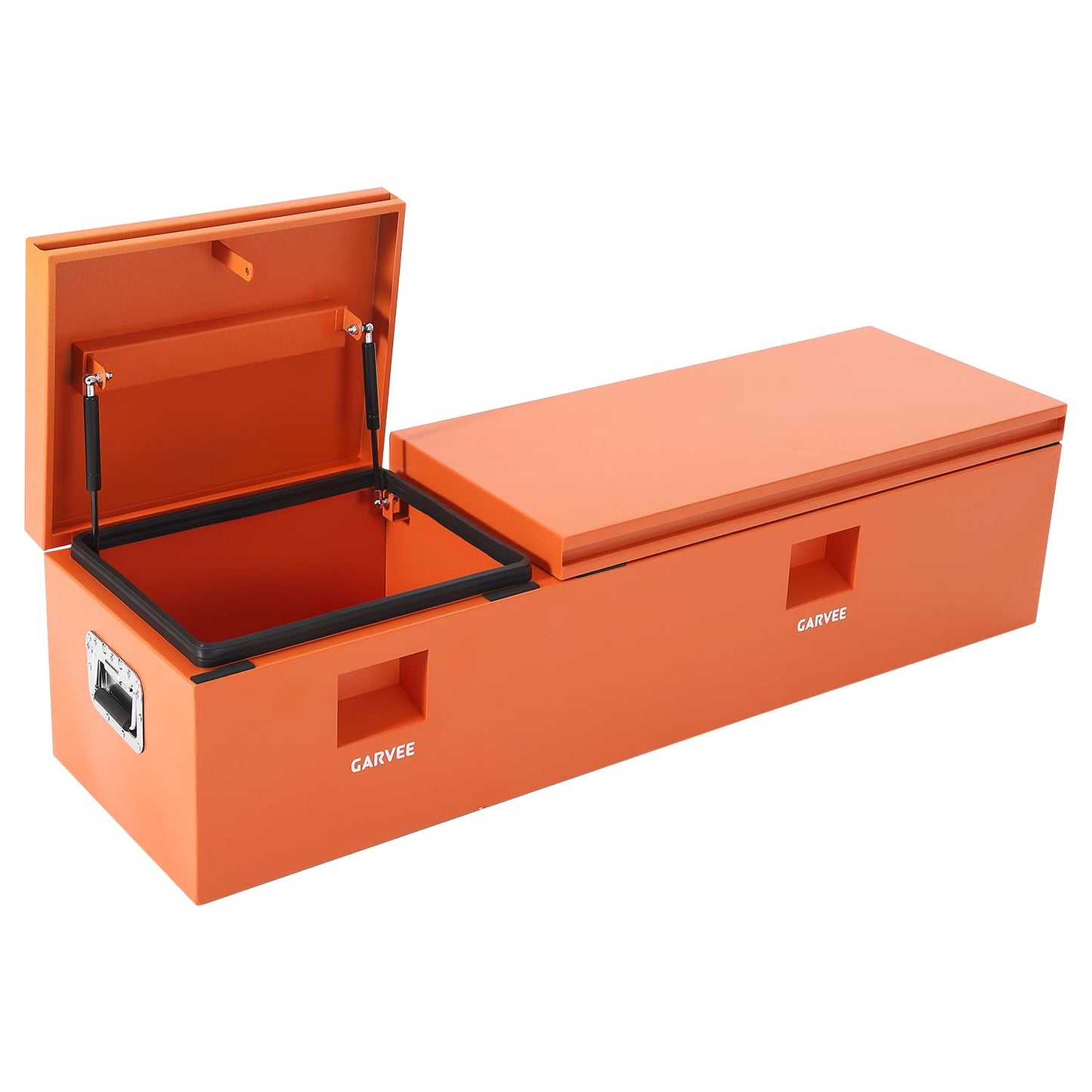 GarveeTech 48 Inch Truck Bed Tool Box, Heavy Duty Steel Truck Tool Box w/t-Handle Latch for Pickup Truck, Utility Tractor, RV, Waterproof Tool Chest for Storage & Organization, 48 × 16× 14 inch