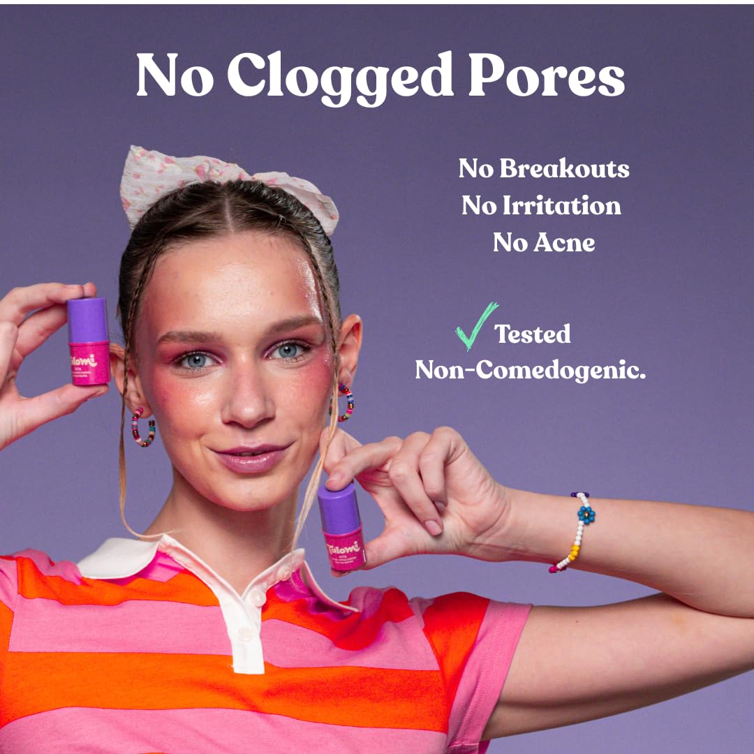 TALOMI Non Toxic Makeup Stick For Girls |Kids Clean Makeup for Eyes, Lips and Cheeks |Won't Clog Pores|Made in USA