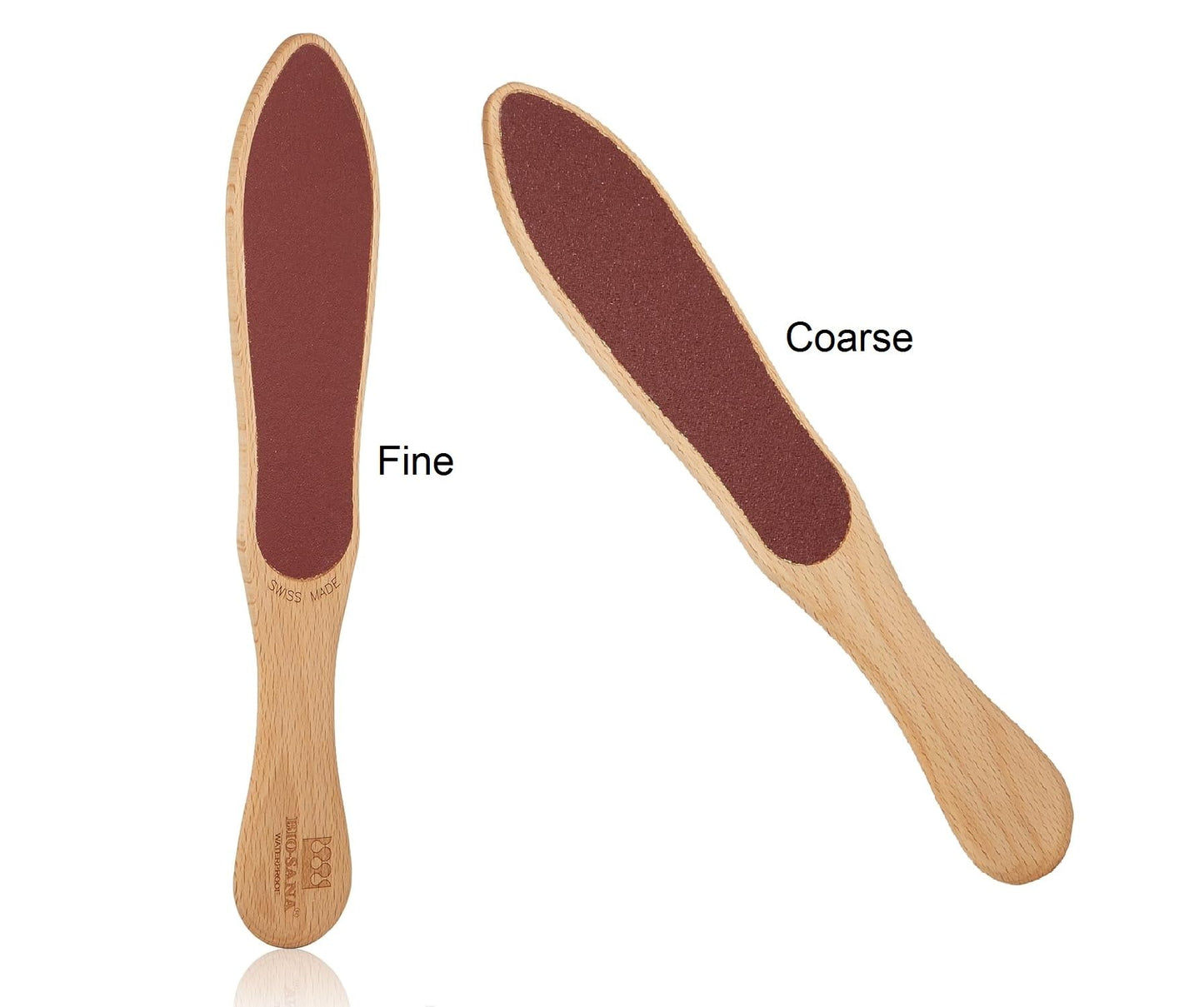 BioSana Pedicure File, Foot File, Swiss Made, Rough & Fine Sides, Waterproof