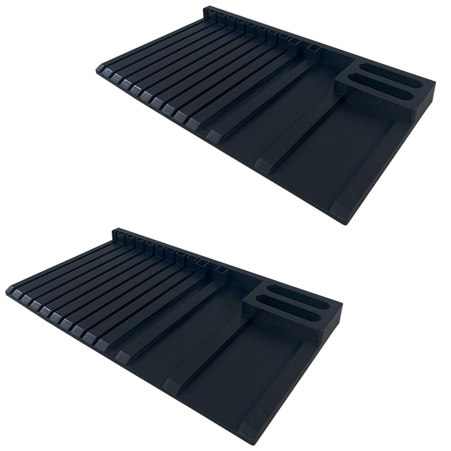 Yarastafu 2-Piece Model Kit Tools Organizer Stand with Storage Rack, A storage rack suitable for various Gundam character models and Gunpla parts and accessories.