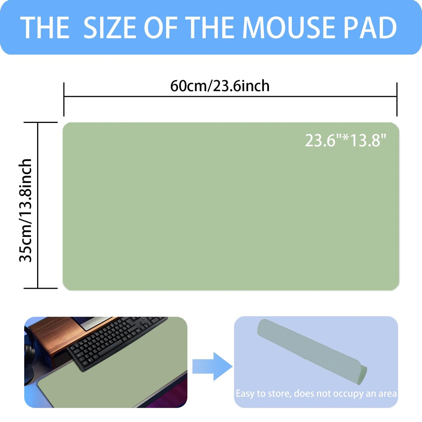 Baestappy Erasable writable(Frontside) Table mat,Dual Sided Desk Mat, Large Mouse Pad, Notepad, Writing White Board (Includes 7.9"x9.4" Portable Mousepad)