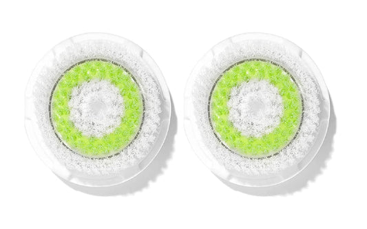 Clarisonic Acne Cleanse Facial Cleansing Brush Head Replacement Compatible with Clarisonic Mia 1, Mia 2, Mia Fit, Alpha Fit, Smart Profile Uplift, 2 Count