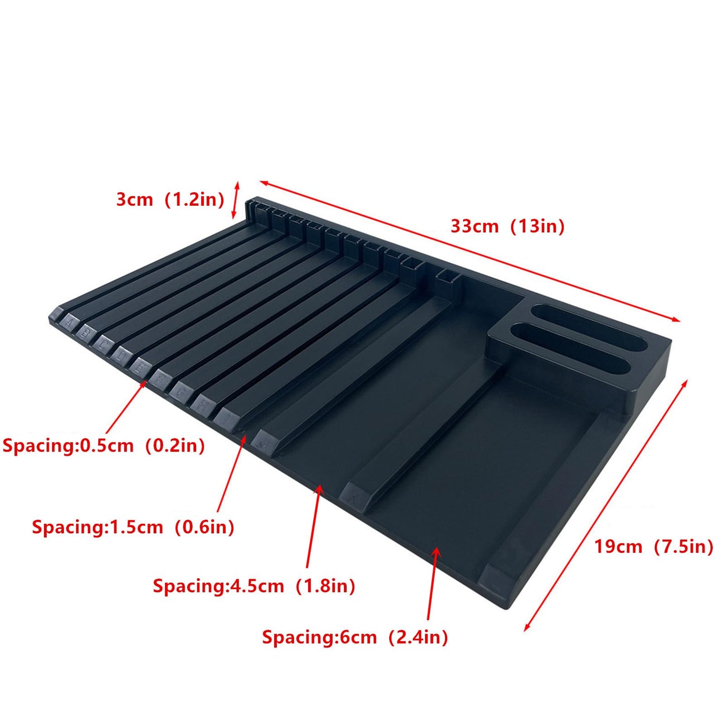 2-Piece Set Model Kit Display Stand and Runner Storage System with Action Base, Suitable for Model Stand and HG, MG and RG Model Character Display Stand ,Suitable for storing various tools，Black.