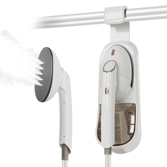 Steamer for Clothes, 1500W Large Soleplate Clothes Steamer Iron, Detachable 400ml Water Tank Garment Steamer Professional Steam Iron, 20s Rapid Heat Up Fabric Wrinkles Remover and Auto-Off