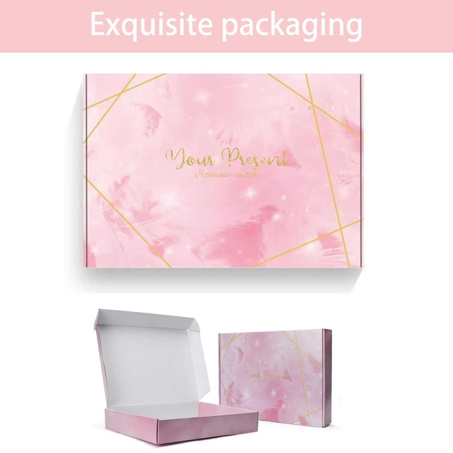 Spa Headband and Wristband Set Top Knotted Headbands Big Hair Claw Clips Butterfly Hair Accessories Satin Silk Scrunchies Quilted Makeup Bag Blank Cards Gift Box Gifts for Women and Teen Girl Gifts