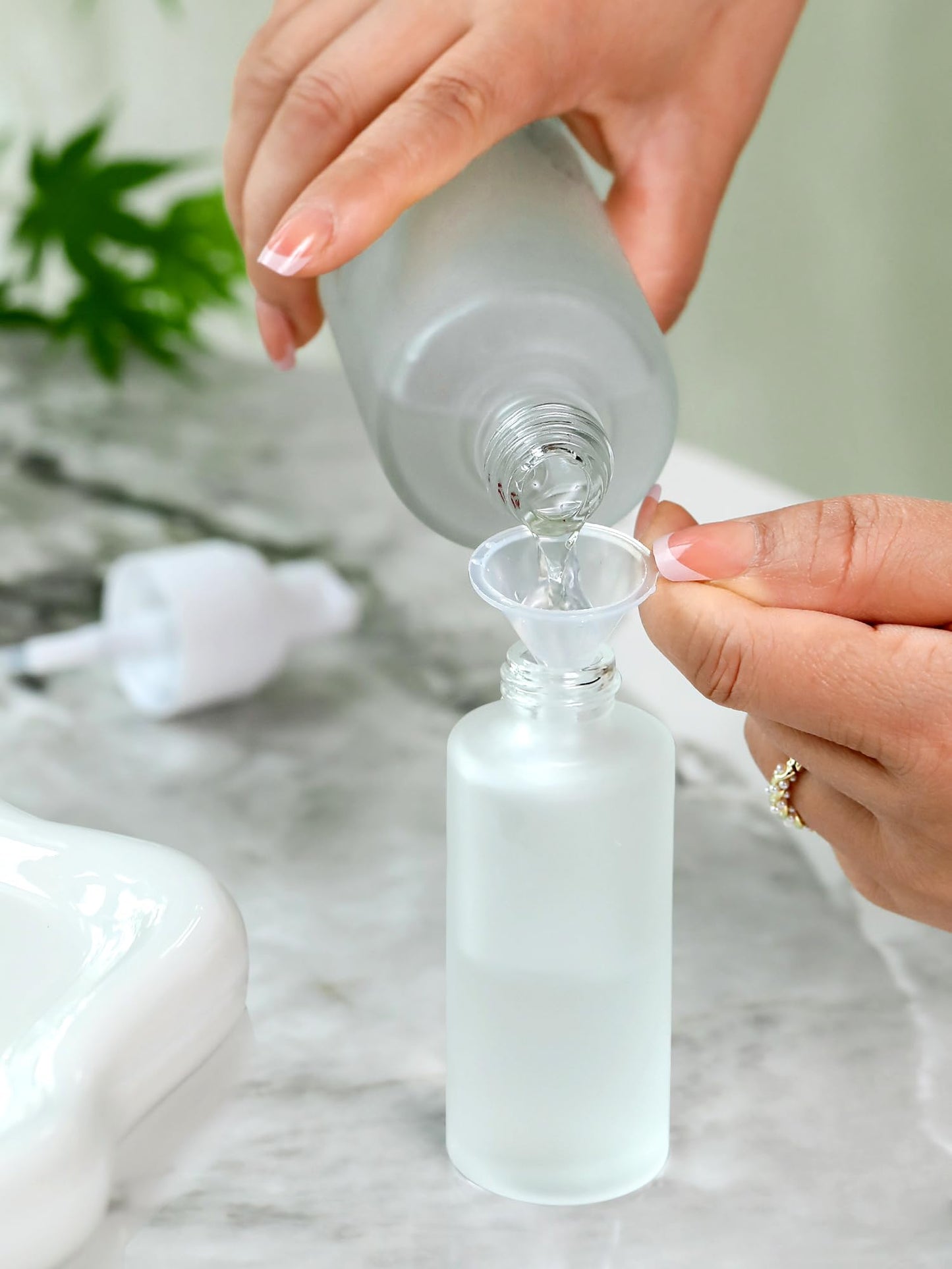Handmade Max Glass Travel Bottles for Toiletries, TSA Approved, Leak Proof Refillable Travel Size Containers with Pump Spray Dropper Jars for Skincare Lotion Cream or Shampoo