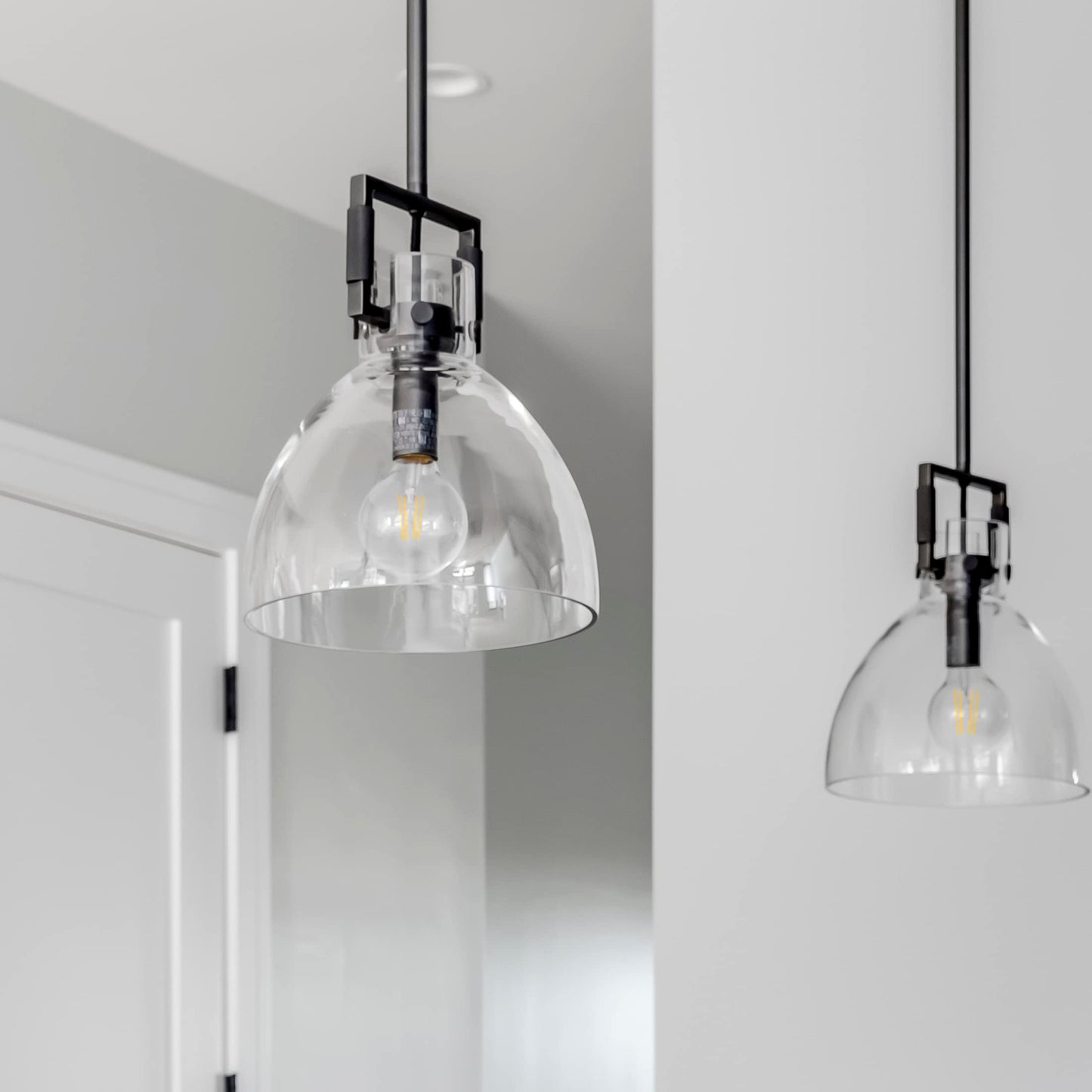 Maxxima G25 LED Light Bulb Globe Filament Bulb, 500 Lumens 2700K, 6 Pack