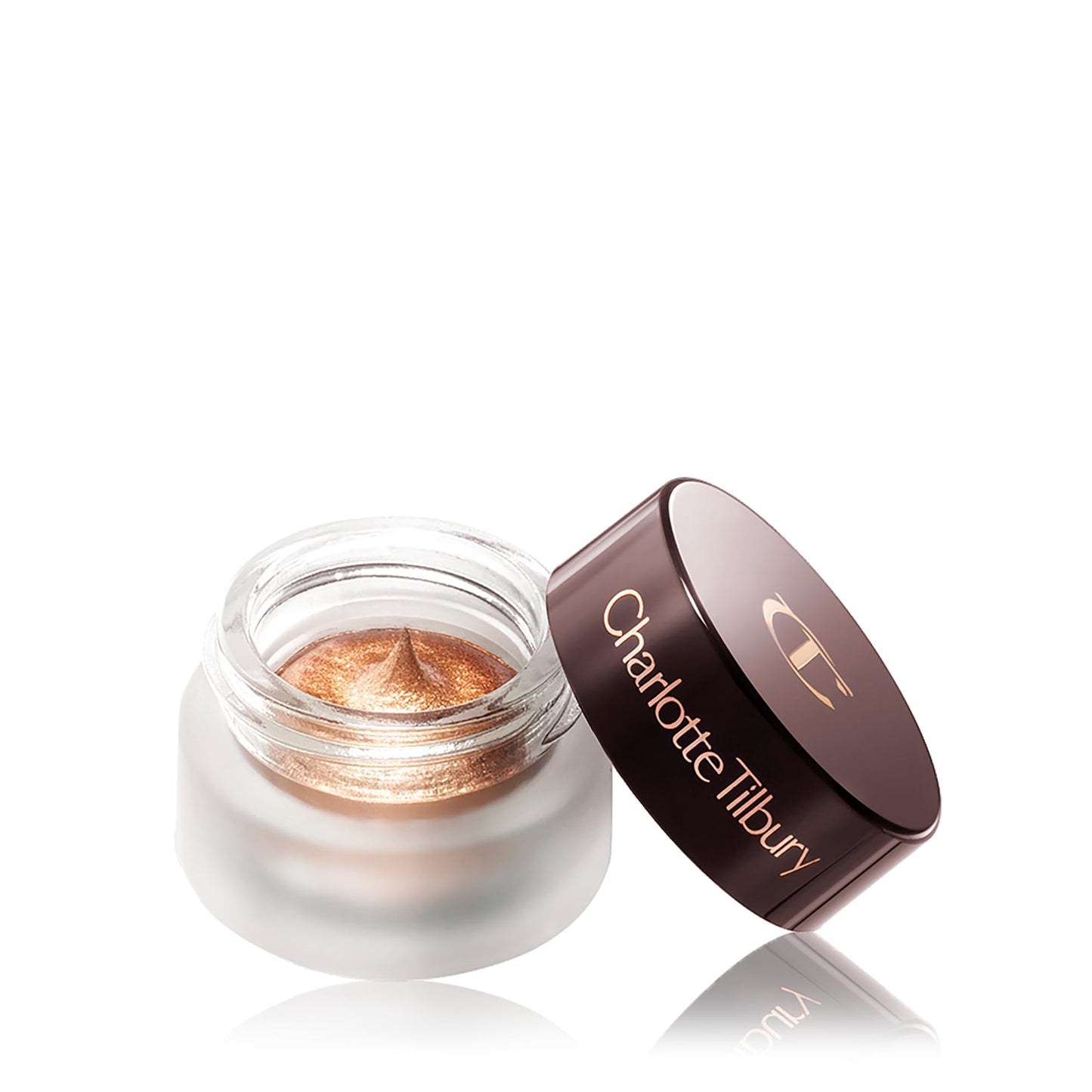 Charlotte Tilbury Eyes to Mesmerize Cream Eyeshadow - Long-Lasting Single Eyeshadow - Water-Infused Metallic Formula with Vitamin E for Crease-Resistant Wear - Star Gold