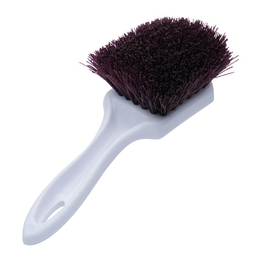 Nanoskin Heavy-Duty Multi-Purpose Brush for Deep Cleaning Carpets, Upholstery & Floor Mats - Durable Polypropylene Bristles, Ergonomic Grip, Professional Auto Detailing and Home Use, 8.5" Length