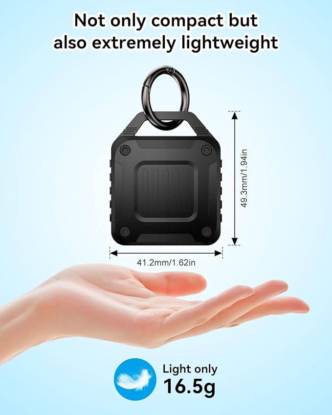 DDJ 4-Pack IPX8 Waterproof for AirTag Holder Case Keychain, Rugged Protective Case for Apple Airtag with Key Ring, Ultra Durable Air Tags Holder for Dog Collar/Luggage/Key/Backpack, Easy to Install
