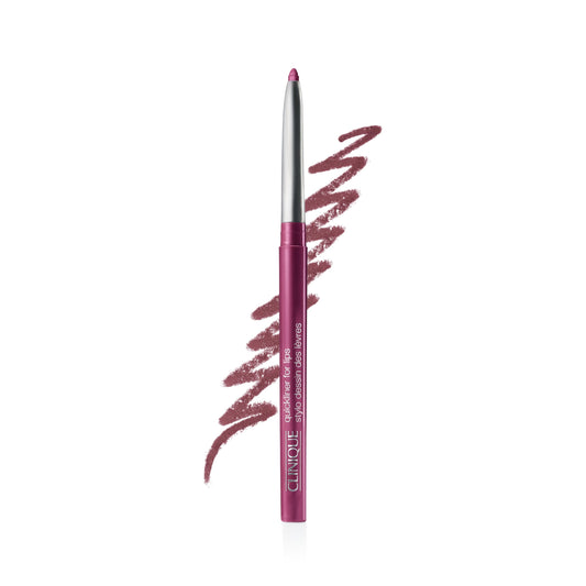 Clinique Long Lasting Quickliner Lip Liner | Non-Drying + No Sharpening, Plummy