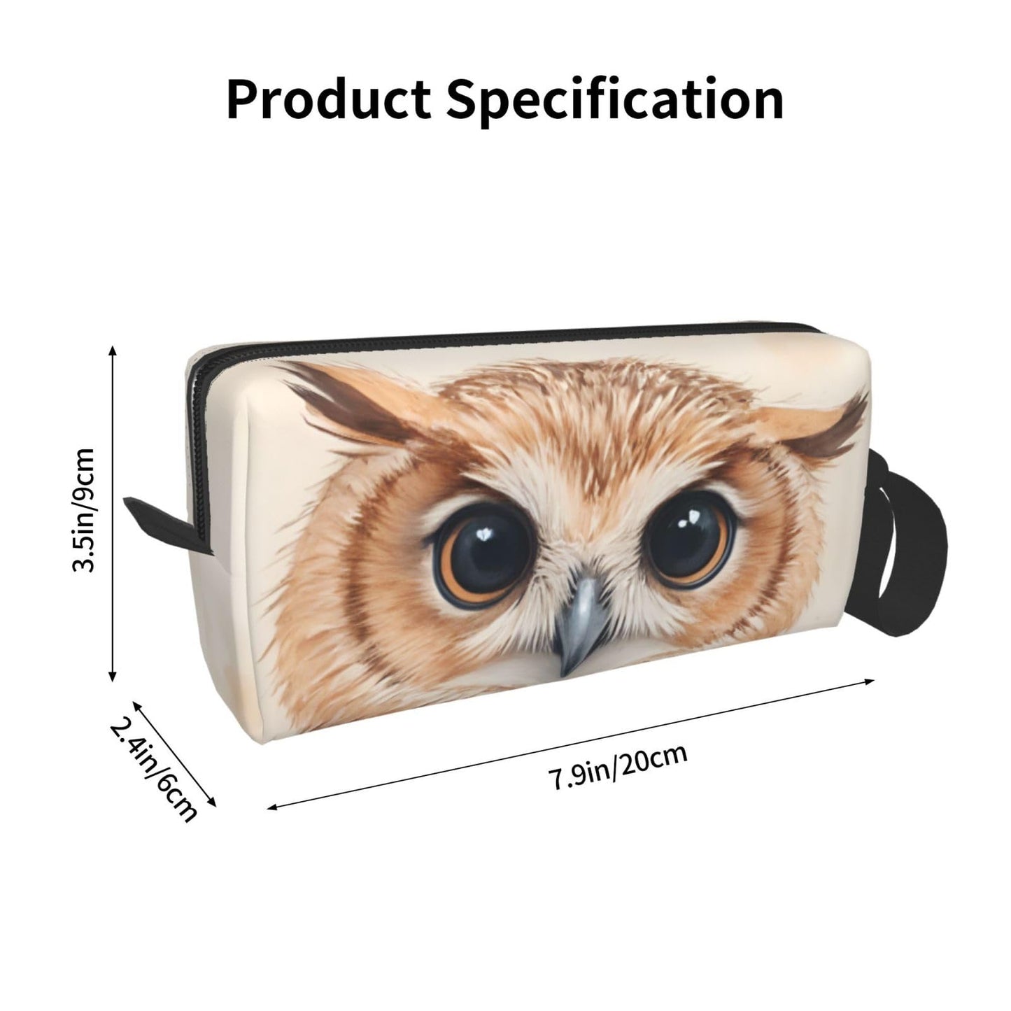 OLUSENMO Owl Makeup Bag Small Compact