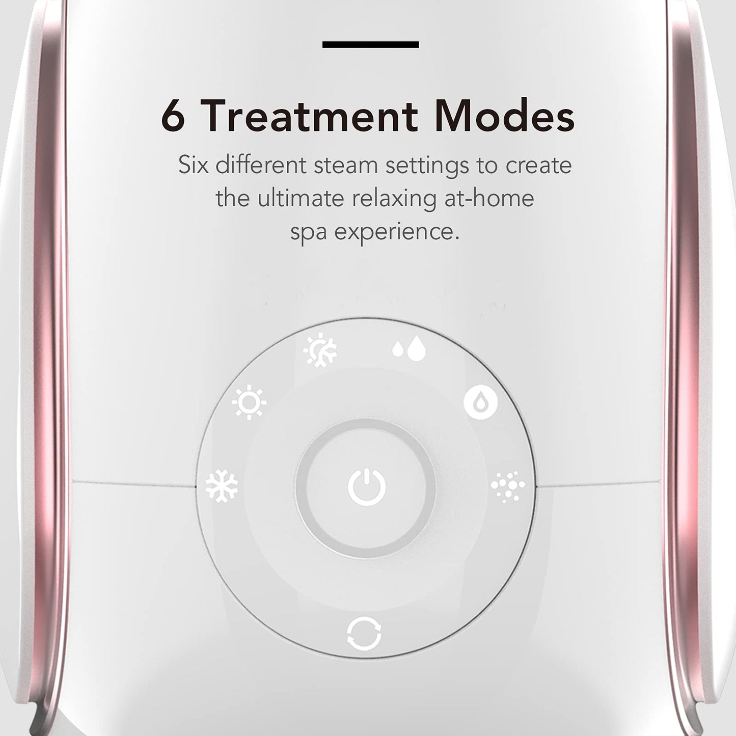 Fancii Nano Ionic Facial Steamer Hot & Cool with Aromatherapy and 6 Spa Settings – 30 Min Steam Time - Professional Home Face Sauna for Moisturizing & Pore Cleansing, Rivo