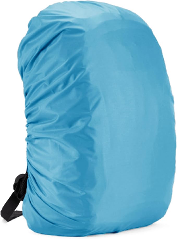 Silfrae Waterproof Rucksack Cover Backpack Rain Cover 30L-100L for Travel Climbing Hiking (Lake Blue, 40L-50L)
