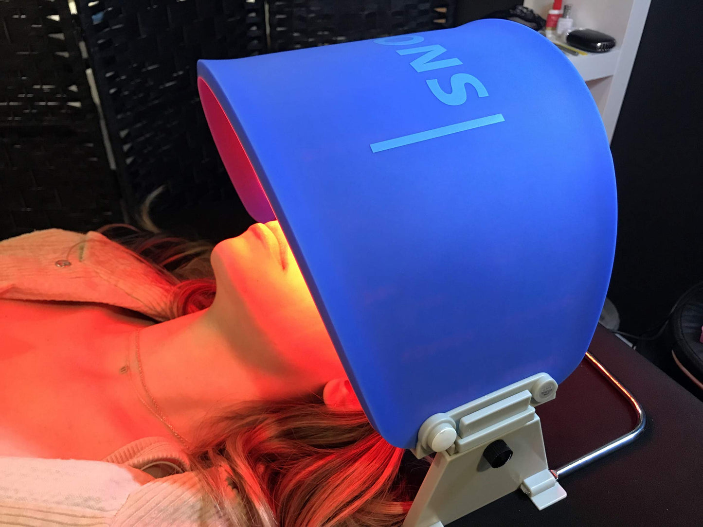 Hydraskincare LED Red Light Therapy for Face Mask, Infrared Light Therapy for Face, 7 Colors Led Face Mask Facial Led Light Therapy Tool Skin Care Facial Neck Body Hand Beauty Mask(FM-01)