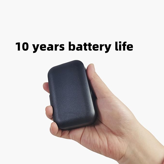 10 Years Long Life Battery Item Finder Tracker Locator, no Monthly fee, no Subscription, no sim for Vehicles car ebike Truck Luggage School Bag and Other Movable Items, Good Replacement for GPS
