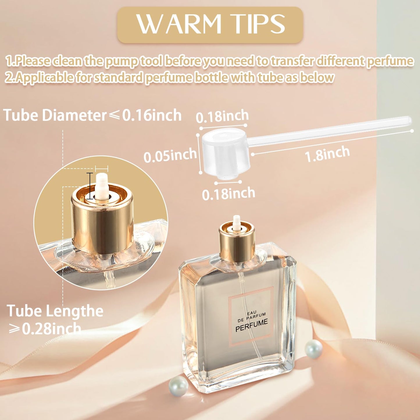 Honeydak 7 Pcs 20ml Travel Perfume Atomizer Bottles, Refillable Cologne Travel Spray Bottles, Portable Empty Perfume Sprayers with Pump Transfer Tools for Purse, Daily Use