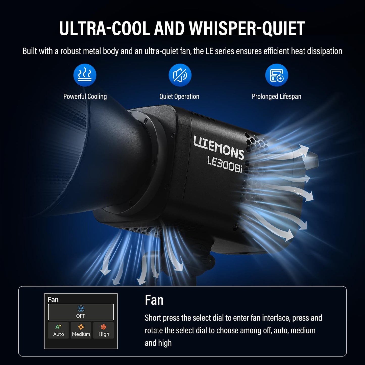 GODOX 3Pack LE300Bi Light Kit, Godox Litemons LE300Bi Video Light with Softbox Light Stand, Bowens Mount, DMX/Bluetooth APP Control, NFC Connection, 2800K~6500K, 58900Lux@1m, CRI/TLCI98, 11 Fx Effects