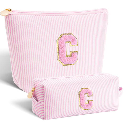 Btffitting Gifts for Teen Girls Women - Birthday Gifts for 10 11 12 13 14 15 16 17 18 Years Old Girl,Makeup Bag Cosmetic Bag,Teacher Gift Trendy Stuff Toiletry Bag - Pink,C