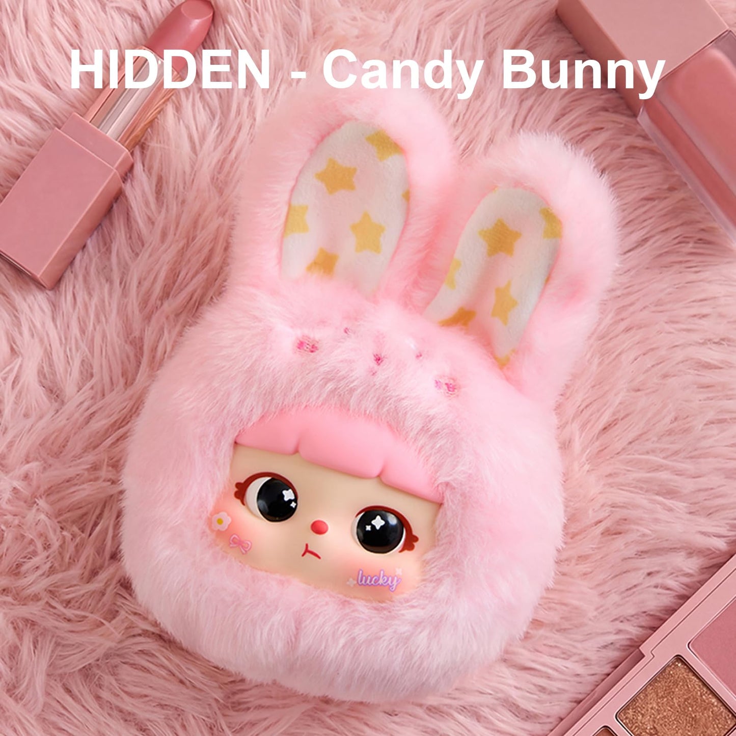 SKOGSKUNST Kawaii Plush Portable Compact Mirror Blind Box, Double Sided HD Mirror with Magnifying Glass, Random Cute Animal Figures Collectible Makeup Accessories Gifts for Women & Kawaii Lovers