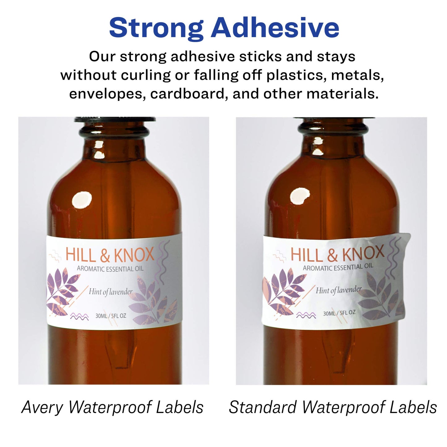 Avery Printable Durable White Rectangle Labels, Sure Feed Technology, 0.5" x 1.75", Waterproof Labels, Laser & Pigment-Based Inkjet Compatible, 2000 Total