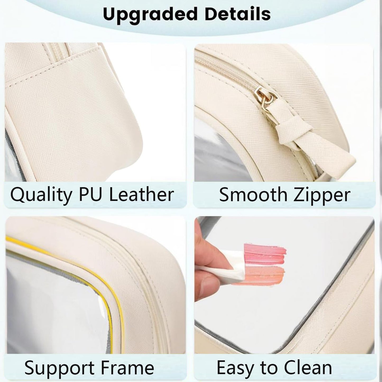Coraltree 4 PCS Diaper Bag Organizer Set, White