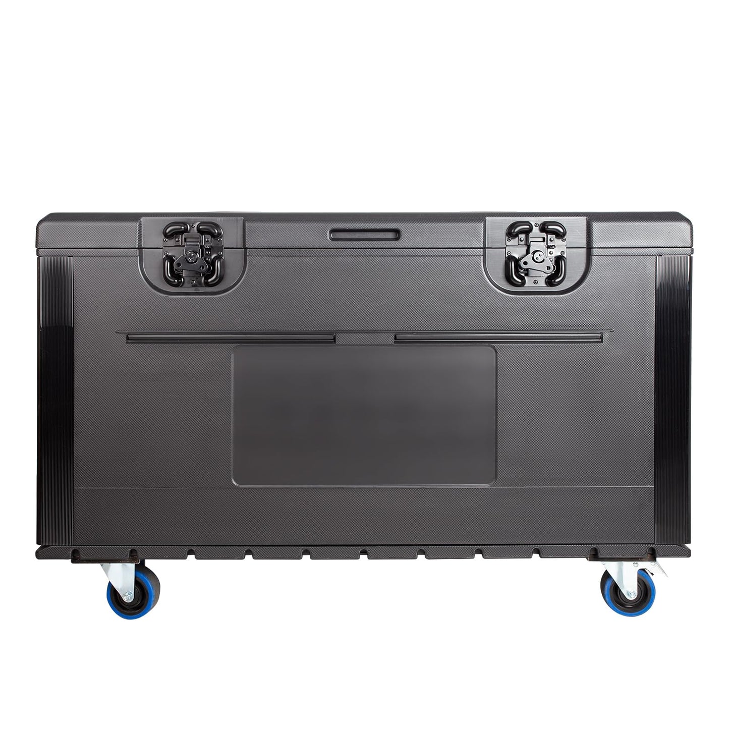 Muscab Heavy Duty Road Case with Wheels, 44.5"x22.05"x20.08" Stackable Rolling Case Utility Cable Trunk Storage, ATA Rolling Storage Equipment Case for Pro Audio (Requires Assembly)