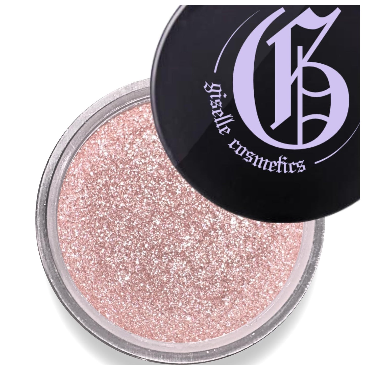 Giselle Cosmetics Organic Mineral Loose Powder Pink Pearl - Cream Eyeshadow, Eye Shadow Palette, Glitter Eyeshadow, Highlighter Makeup