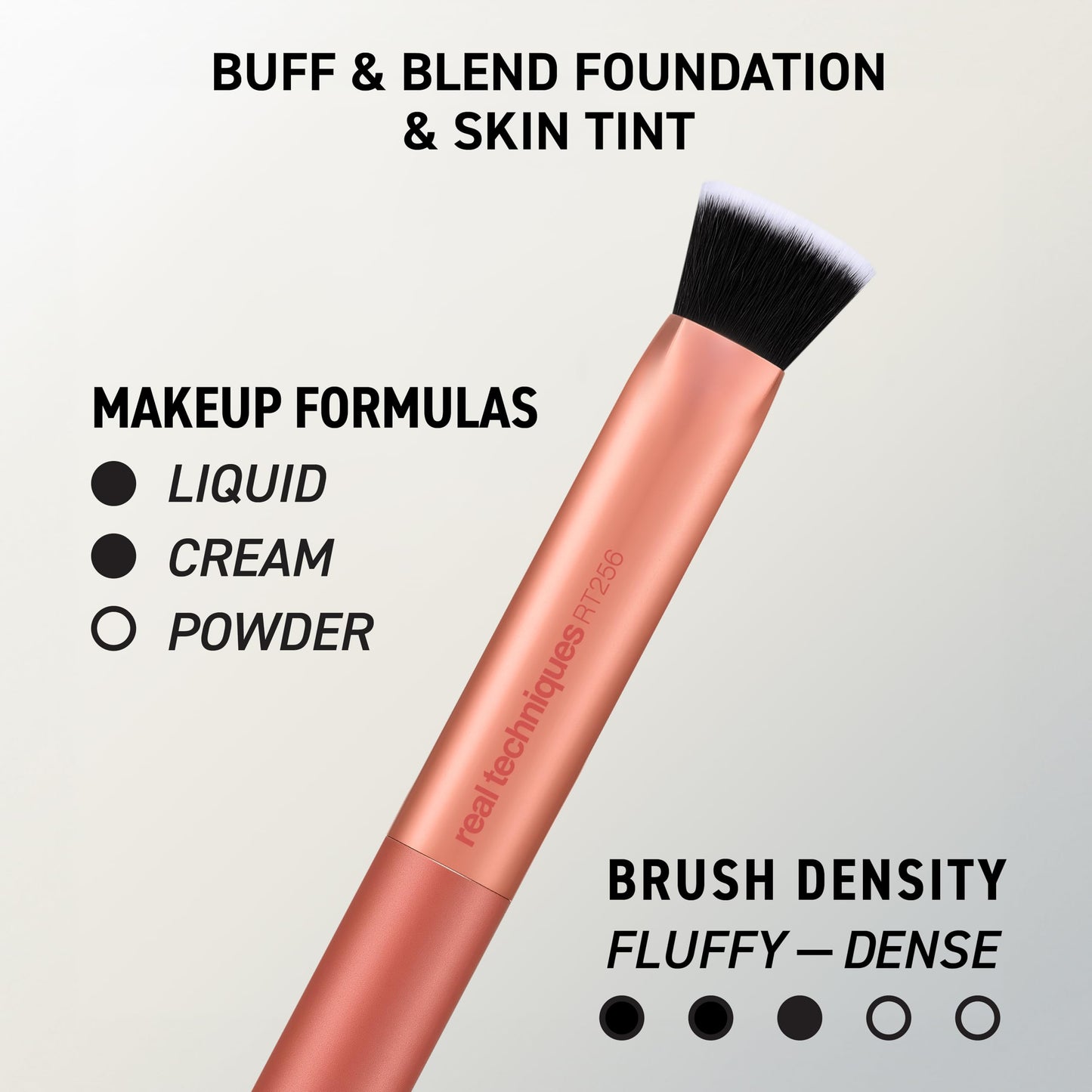 Real Techniques 4 Piece Face Base Makeup Brush Set, for Concealer, Foundation, Contour, & Setting Powder, Makeup Brushes for Blending & Buffing, & Sculpting, Travel Friendly, Gift Set, Cruelty-Free