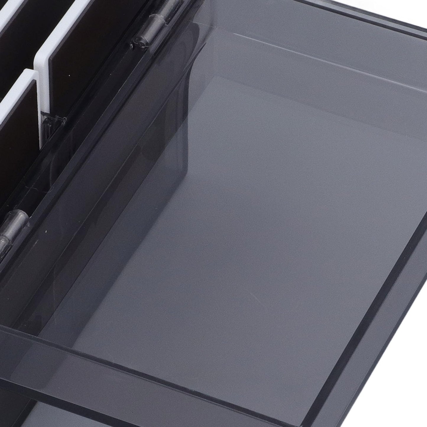 FOSA 10 Layers Acrylic Eyelash Storage Box, Magnetic Bottom Extension Grafting Tool with False Eyelashes Pallet Holder for Beauty Salons and Lash Enthusiasts