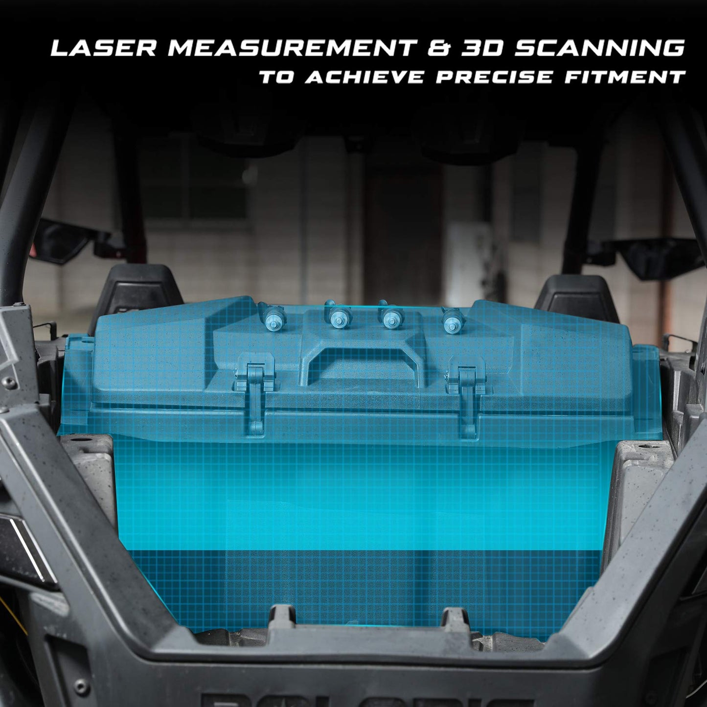 KIWI MASTER 73 QT Forward Cargo Box for 2020-2026 Polaris RZR Pro XP, Pro S, Turbo R/ 4 Accessories Storage Bin 2883751