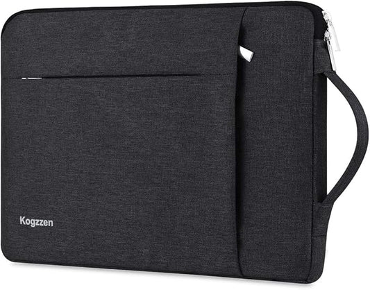 11-12 Inch Laptop Sleeve Shockproof Notebook Bag Compatible with MacBook Air 11.6"/ MacBook 12 inch/Surface Pro, Lightweight Tablet Case, Chromebook Dell Samsung HP Asus Acer - Black