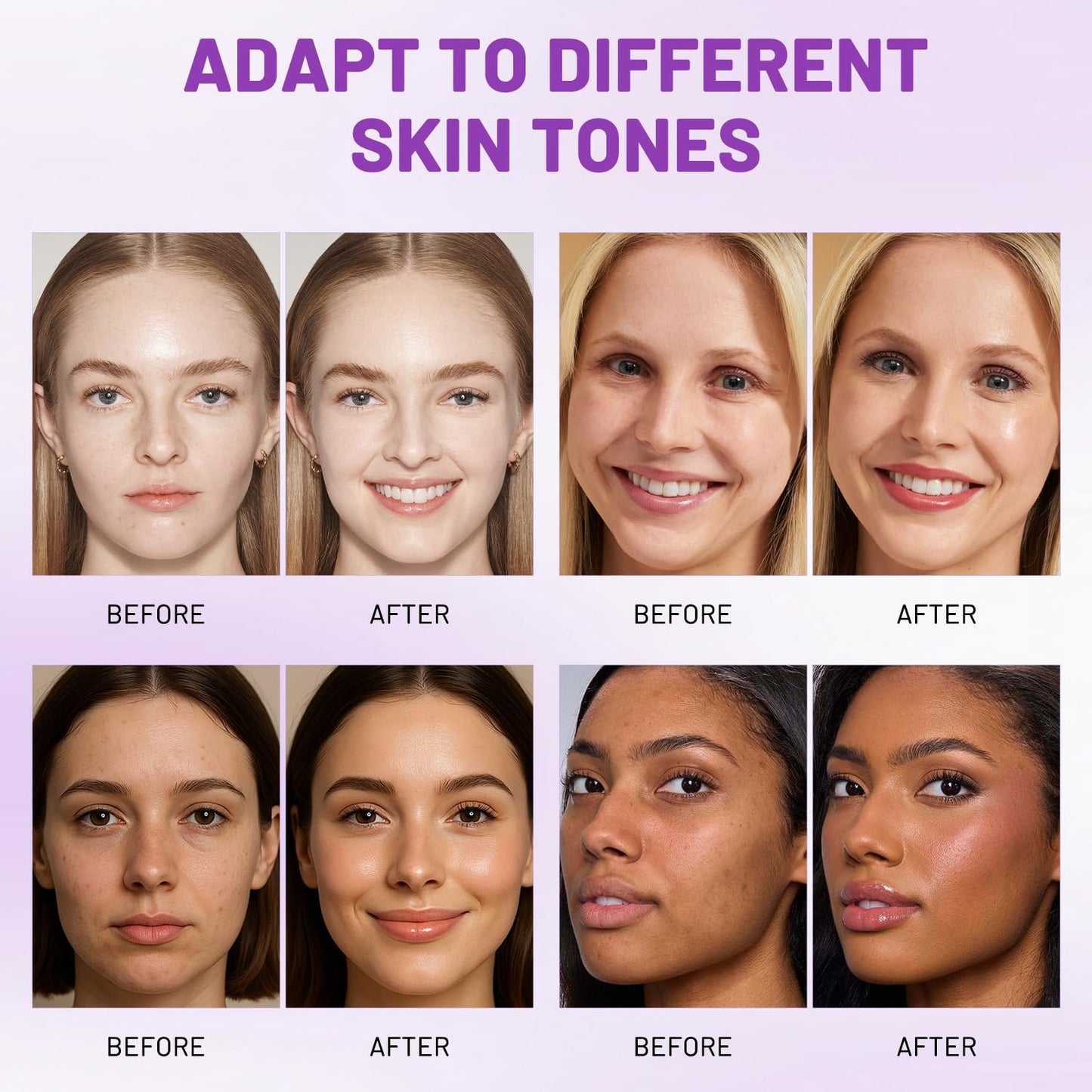 Soft Matte Cream Concealer Palette | 8 Shades | Waterproof Full Coverage | Long Lasting Lightweight Formula | with Applicator for Blemishes Cover (Medium)