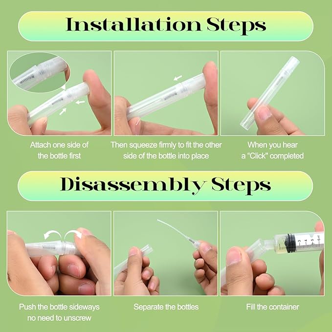 50Pcs Mini Spray Bottle 5ml, Small Travel Perfume Bottle Refillable with 10 Tools, Clear Plastic Small Atomizer Empty, Fine Mist Perfume Sample Spray Bottle for Travel Essential Oil Perfumes
